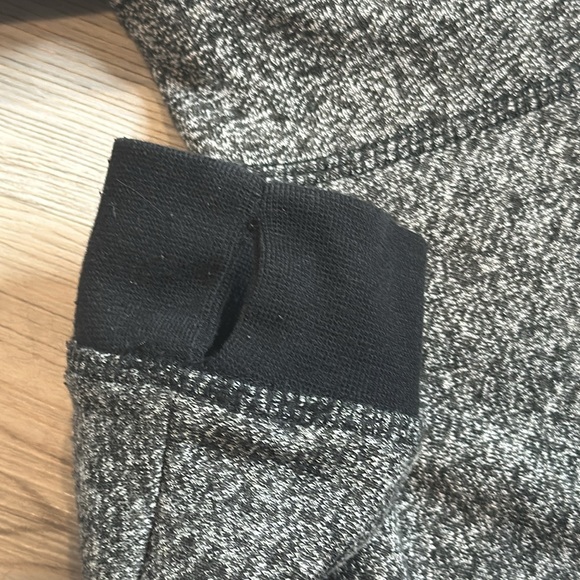 GUC BCBGMaxazia Grey/Blk Fleece Lined Bling Drawstring Hoodie, Small - Picture 9 of 12